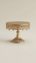 Champagne Gold Filigree Cake Stand